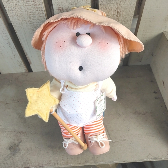 Vintage Fabrizio Bumpkin Bunch Witchy Boo Cloth Doll 1984 Unique Whimsical Doll - Picture 9 of 12